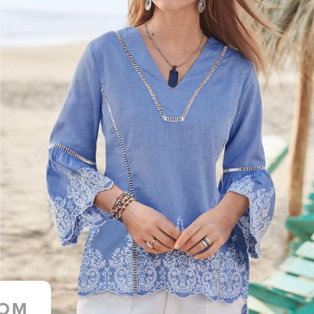 Sundance Liliana Chambray Top